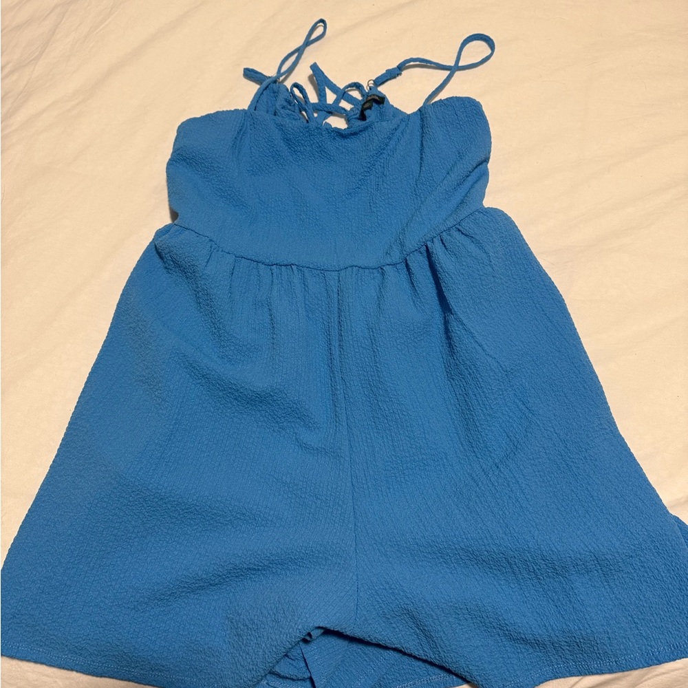Blue Romper